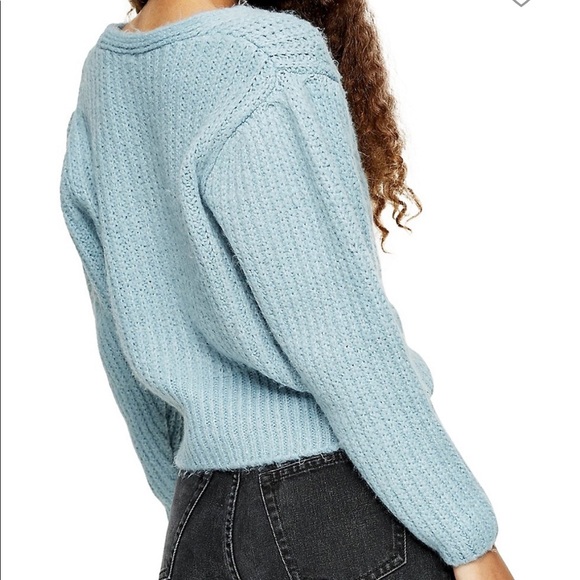 Topshop Blue Cardigan - Picture 2 of 7
